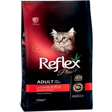 غذای خشک گربه رفلکس پلاس بره و برنج – Reflex Plus Adult Cat Lamb
